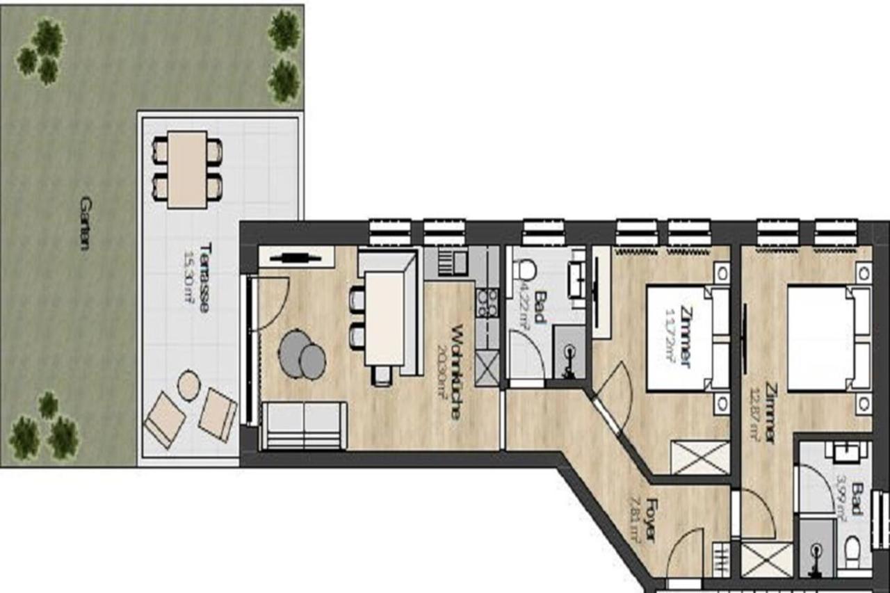 A Casa Granat Apartment Сьолден Екстериор снимка