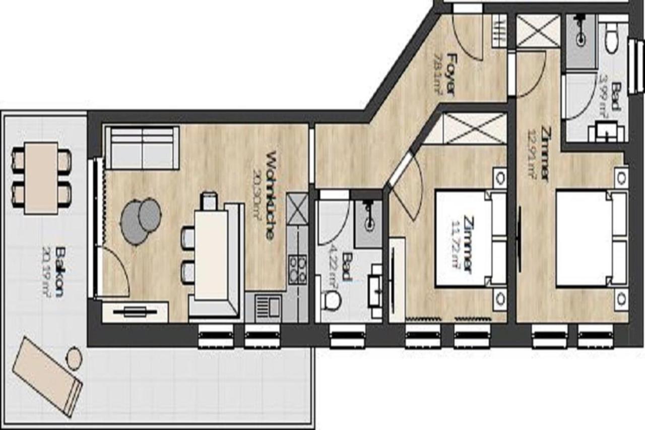 A Casa Granat Apartment Сьолден Екстериор снимка