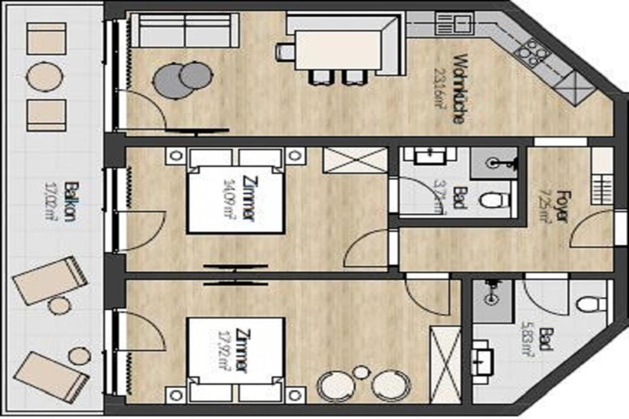A Casa Granat Apartment Сьолден Екстериор снимка